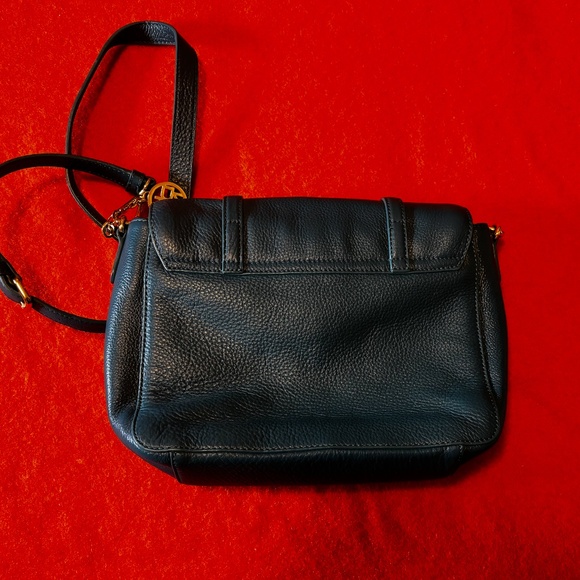 DKNY turquoise blue real leather structured shoulder crossbody bag EUC (as new) - Picture 12 of 15